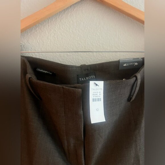 Talbots Southampton Straight Leg Pants – Polished Twill, Size 10 (NWT) - Picture 2 of 4
